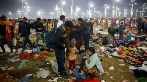 At least 12 feared dead in crush at India's Kumbh Mela festival